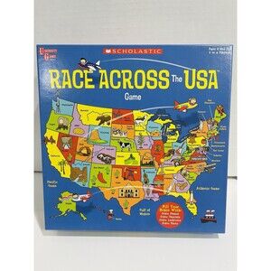 University Games Scholastic Race Across the USA Kids Learning Game Educational